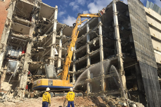Precio de la demolición de un edificio