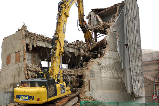 Tipos de demoliciones de edificios