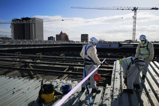 Conoce los riesgos del amianto en los edificios