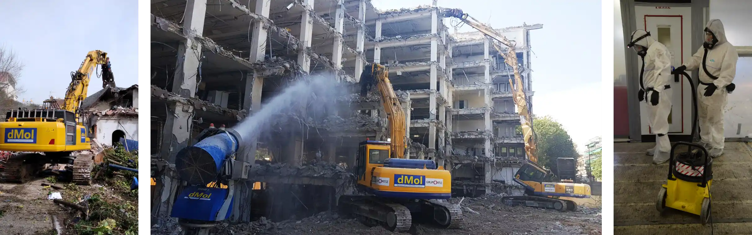 Demolición de edificios y casas
