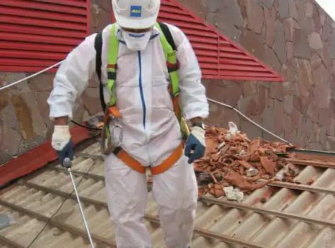 Demolición de un edificio en Madrid
