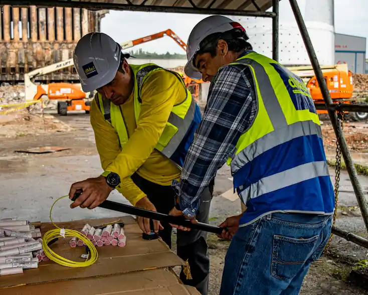 Ingenieros cualificados para voladuras con explosivos