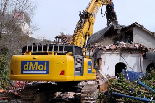 Precio medio de derribar una casa en España