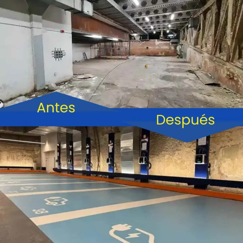 Desamiantado de aparcamiento