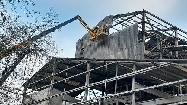 Retirada de Amianto en Mina Ana, Ribadesella (Asturias)